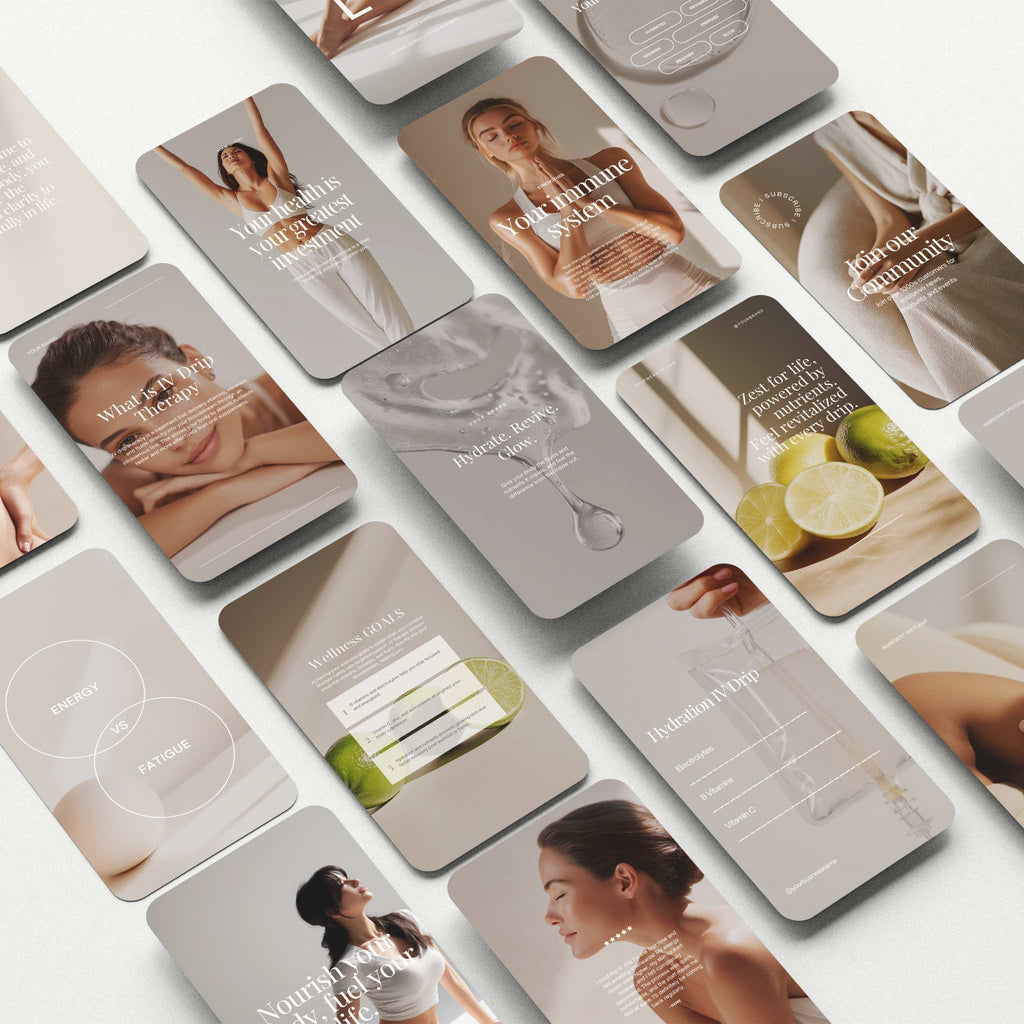 IV Therapy Social Media Templates