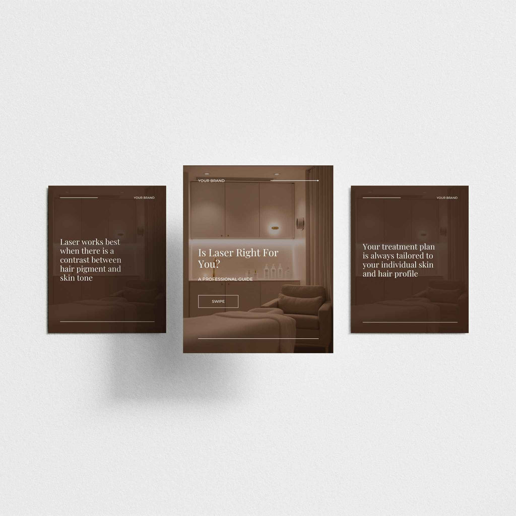 Laser Hair Removal Social Media Templates