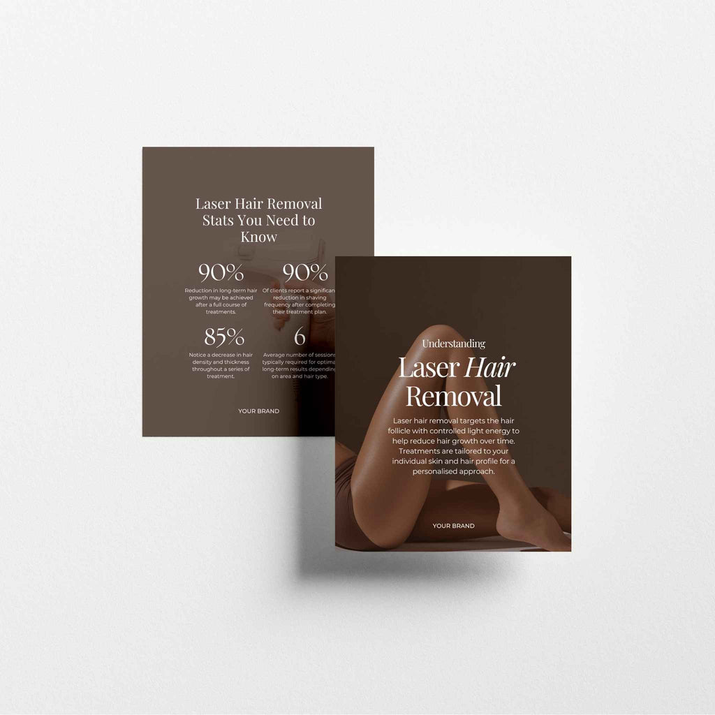 Laser Hair Removal Social Media Templates