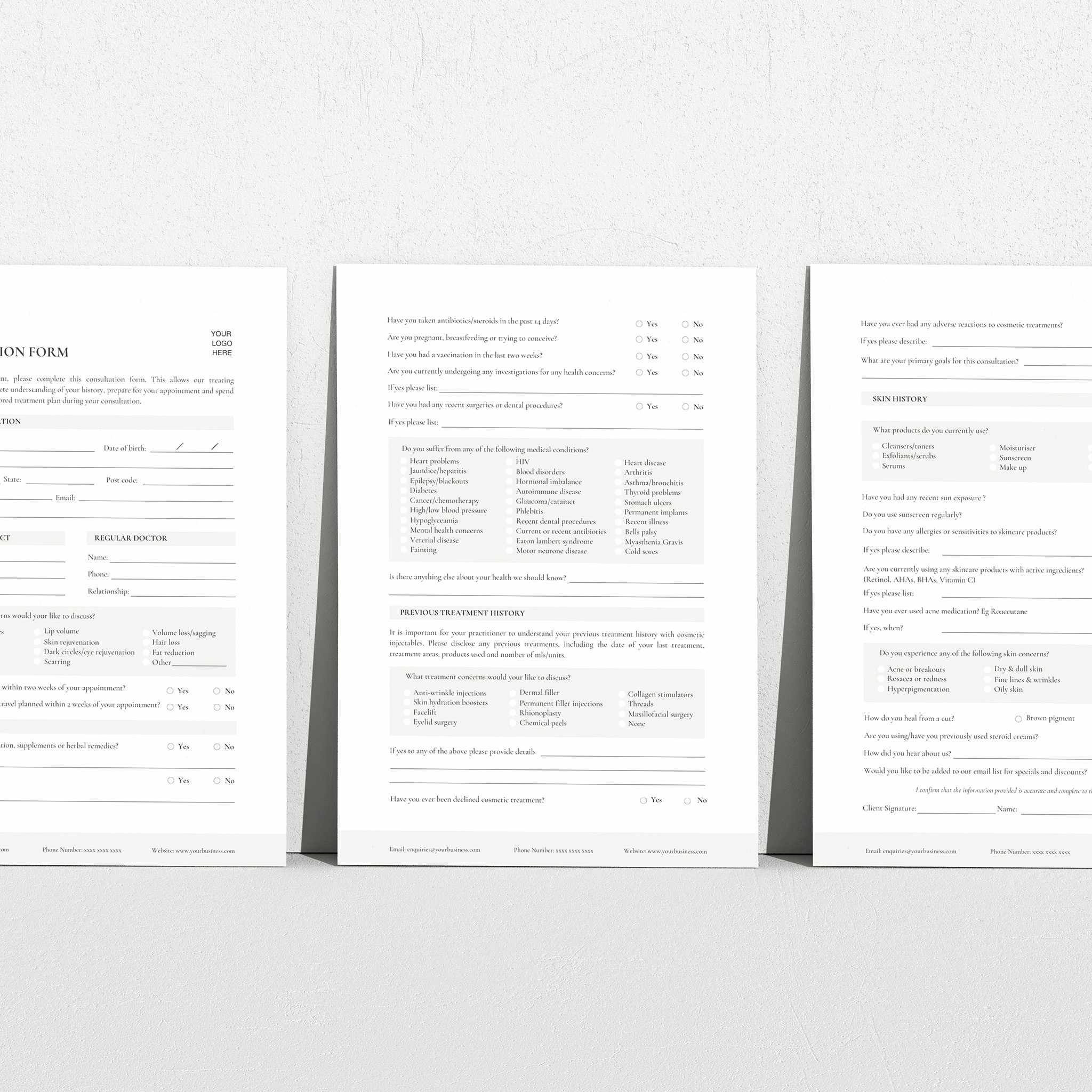 Medspa Consultation Form