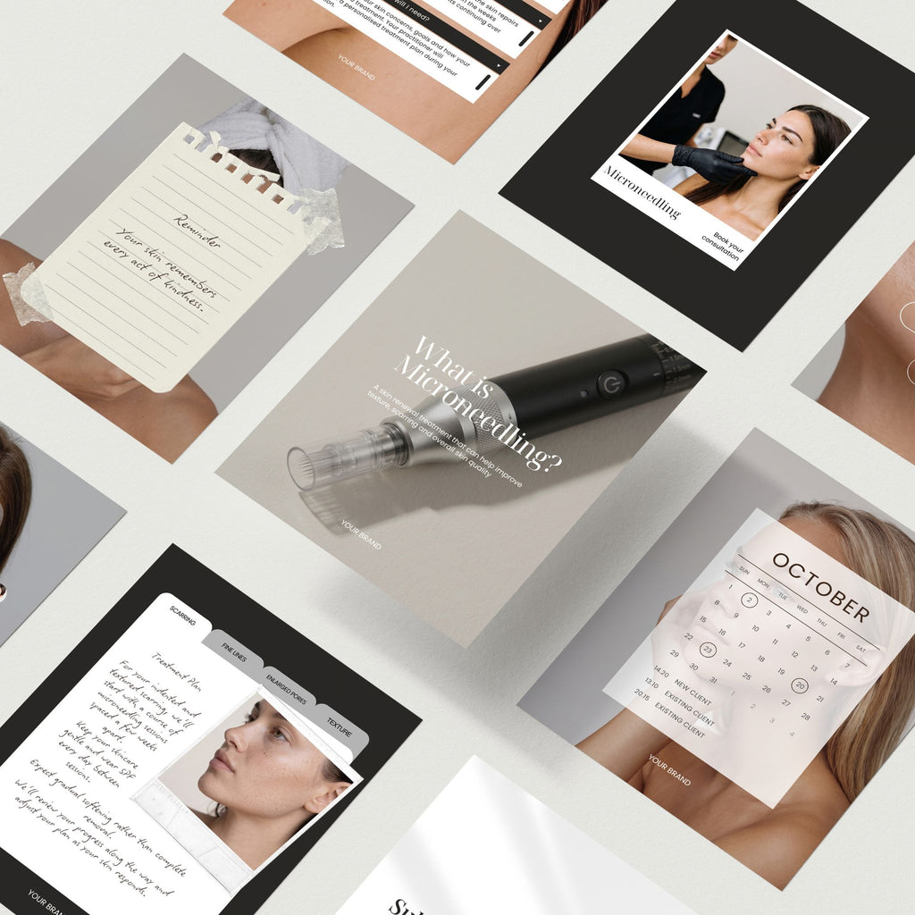Microneedling Social Media Templates