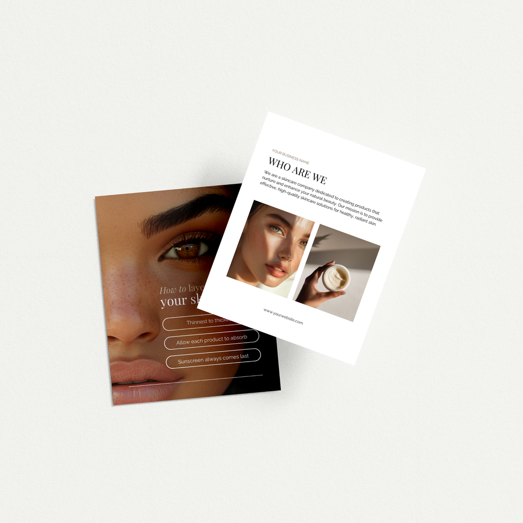 Mocha Skincare Social Media Templates