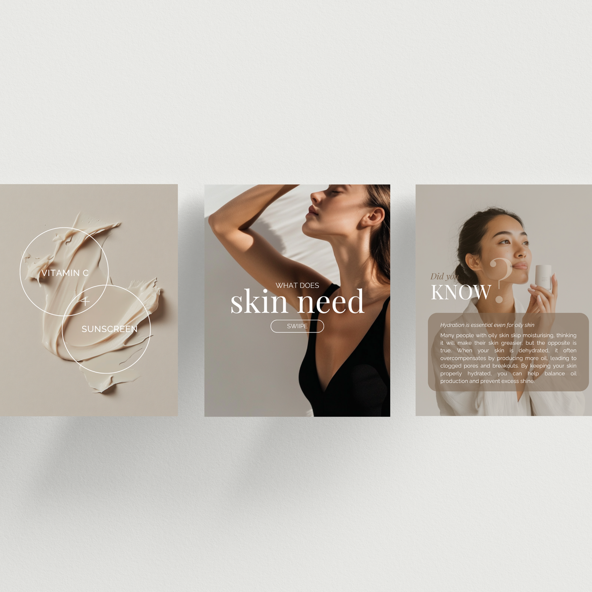Mocha Skincare Social Media Templates