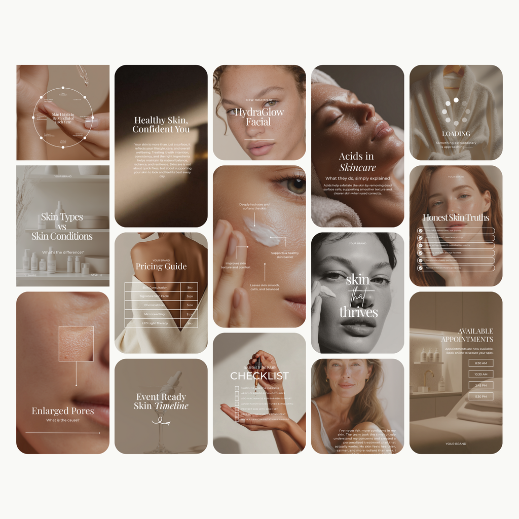 Skincare Instagram Story Templates