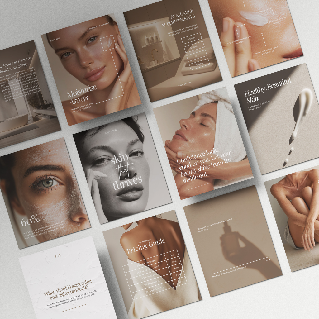 Skincare Social Media Templates