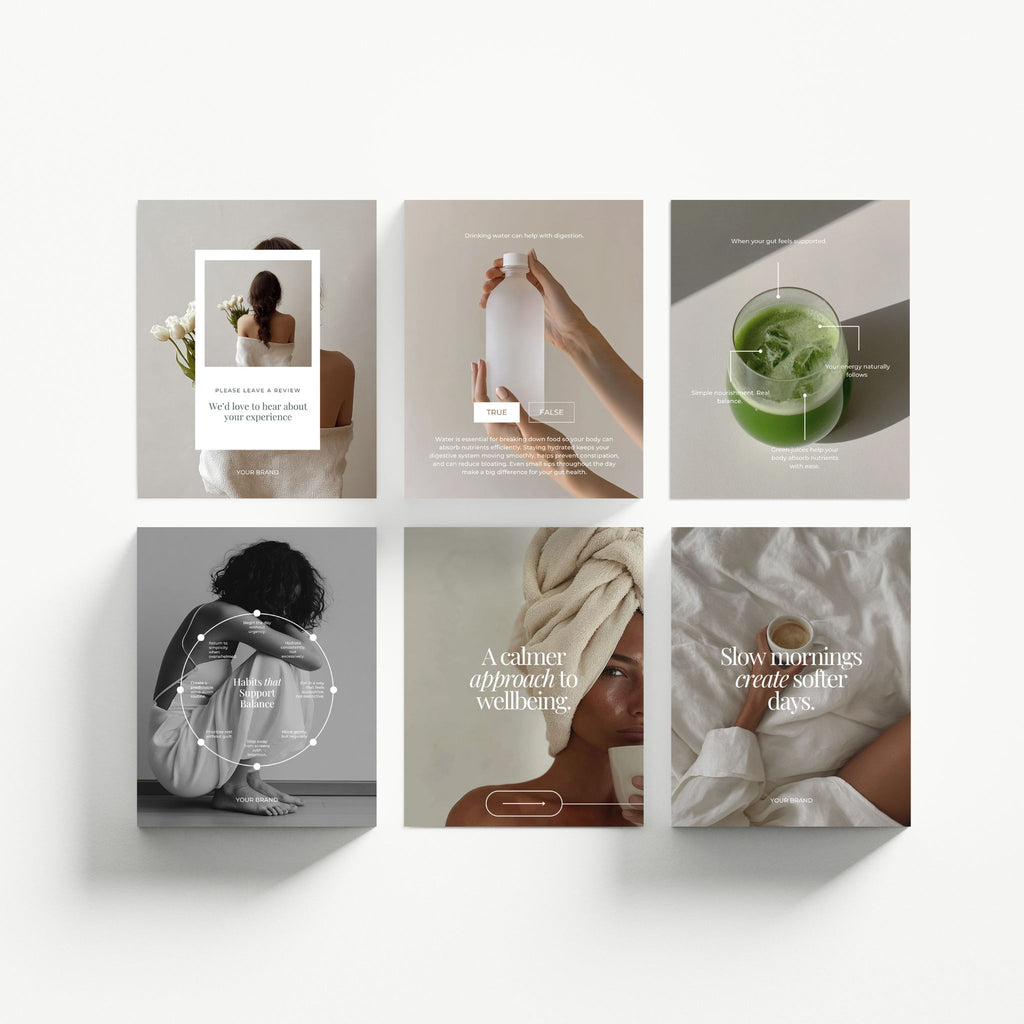 Wellness Social Media Templates