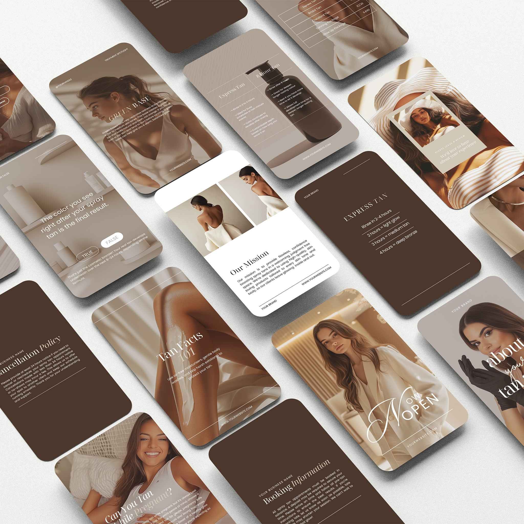 Spray Tan Social Media Templates